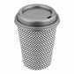Restpresso Pewter Gray Plastic Coffee Cup Lid - Fits 8, 12, 16 and 20 oz - 500 count box