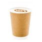 One Lid Three Sizes 12 ounces Kraft Disposable Double Wall Coffee and Tea Cup 500 count box