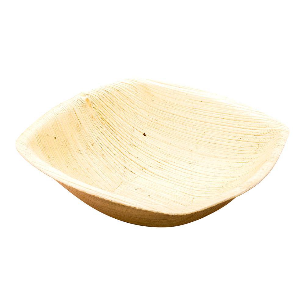 Midori Palm Leaf Large Square Bowl 6.5 inches 100 count box