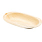 Indo Palm Leaf Biodegradeable Oval Deep Plate 12.7 cm 100 count box