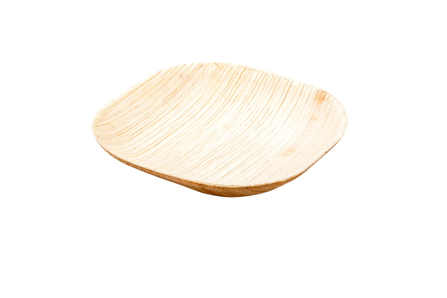 Indo Palm Leaf Biodegradable Square Plate 10.16 cm 100 count box