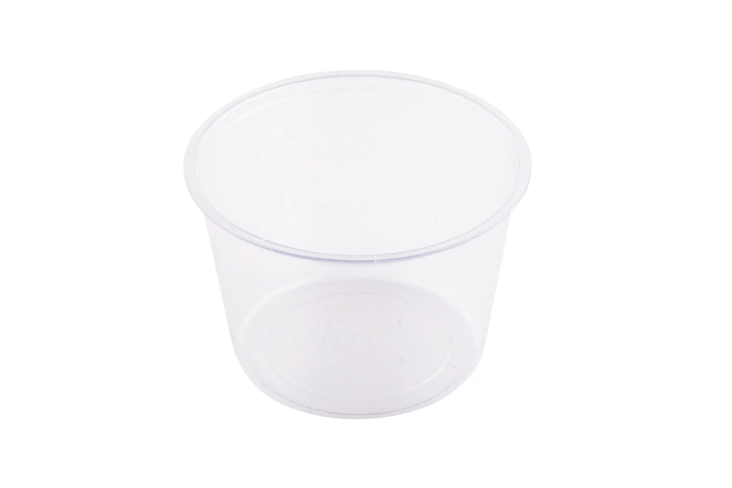 Basic Nature 4 oz Clear PLA Plastic Portion Cup - Compostable - 2 3/4" x 2 3/4" x 2" - 2000 count box