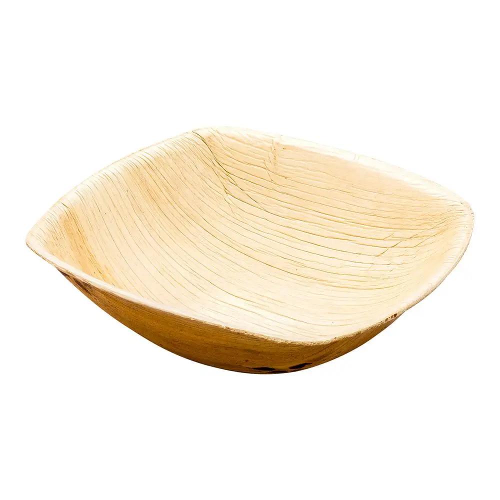 Midori Palm Leaf Small Square Bowl 13.97 cm 100 count box