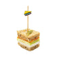 Yellow Bamboo Sandwich Skewer - 4" x 3/4" - 1000 count box