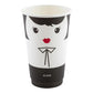 16 oz Madame Paper Coffee Cup - Double Wall - 3 1/2" x 3 1/2" x 5 1/2" - 500 count boxwww.ecoware.ae                               