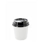 Black PS Lids for 4 ounces Coffee and Tea Cup 500 count box
