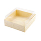 Taipei Collection Plastic Lid for Straight Square Poplar Container 100 count box