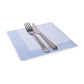 Luxenap Super Lux Disposable Napkins White with Blue Threads 40.64 cm 600 count