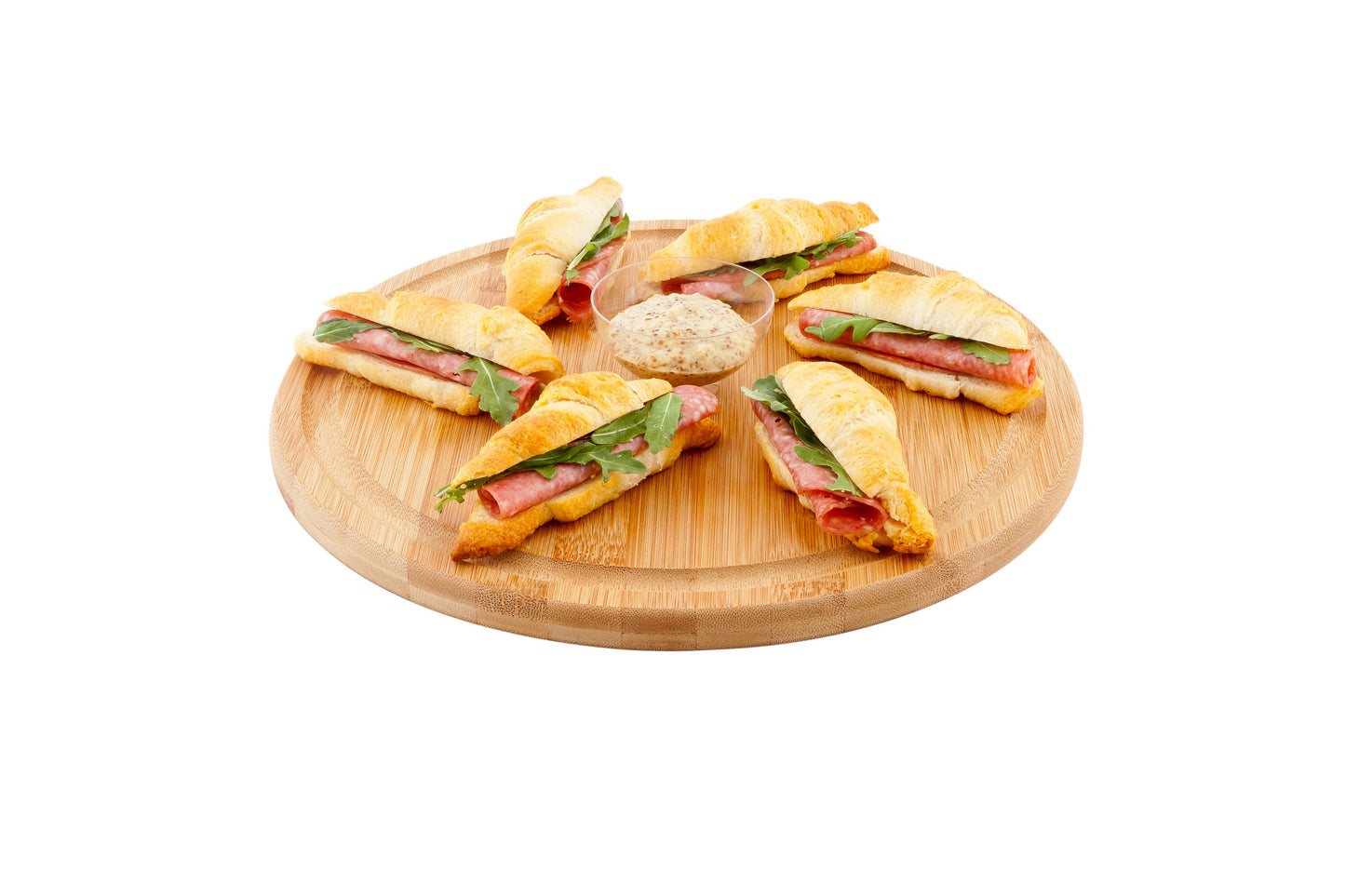 Round Bamboo Serving Board 30.48 cm 1 count box