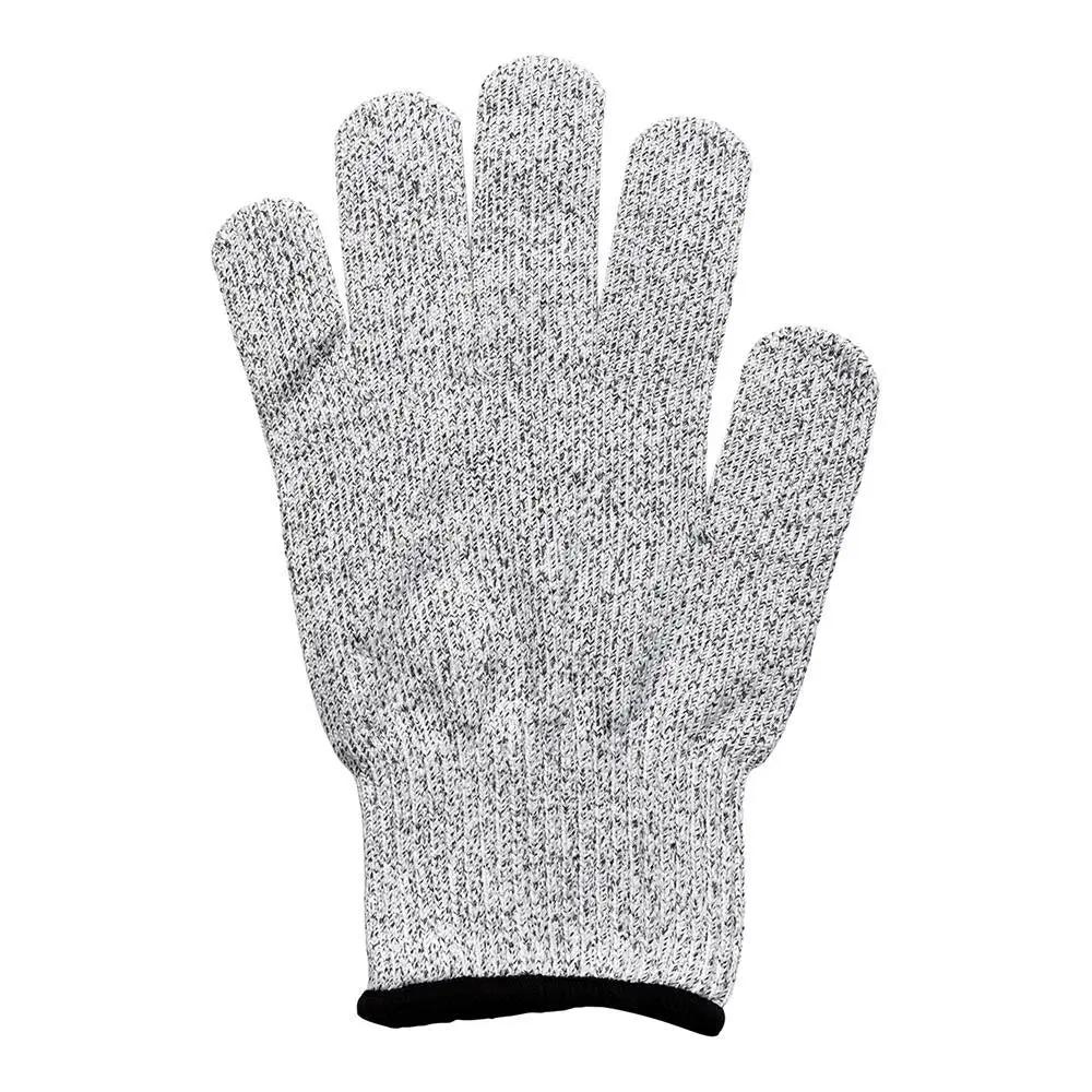 Life Protector Gray Medium Cut-Resistant Glove - Level 5, Food Safe - 8" x 5" - 1 count box - www.ecoware.ae                               