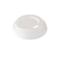 Basic Nature White PLA Plastic Coffee Cup Lid - Fits 4 oz, Compostable - 500 count box