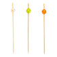 Bamboo Acrylic Sphere Skewer 8.89 cm 1000 count box