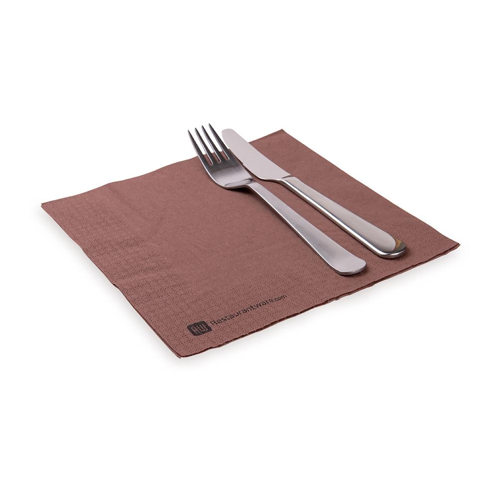 Luxenap Micropoint 2 Ply Disposable Napkins in Brown 40.64 cm 2500 count