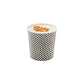 4 oz Houndstooth Paper Coffee Cup - Spiral Wall - 2 1/2" x 2 1/2" x 2 1/4" - 500 count box