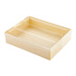 Taipei Collection Plastic Lid for Short Straight Rectangular Poplar Container 100 count box