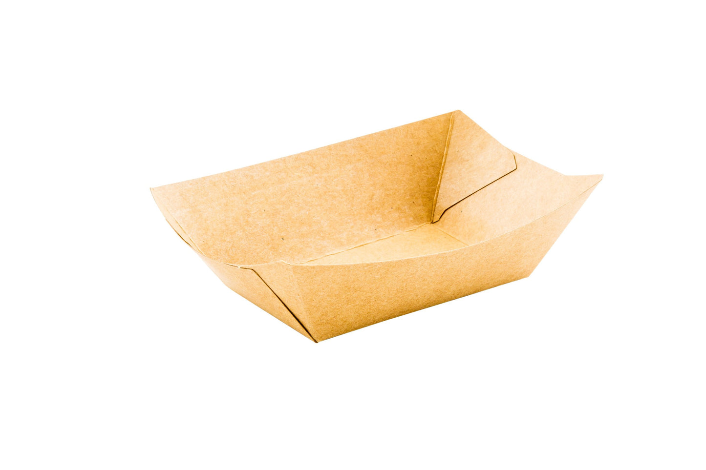 Bio Tek Kraft Paper Boat - 3 1/4" x 2" x 1 1/2" - 400 count box