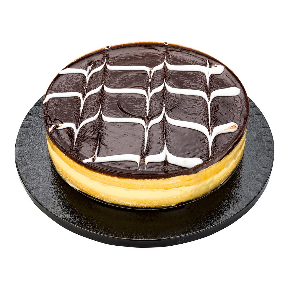 Pastry Tek Round Black Cardboard Cake Drum Board - Covered Edge - 10" x 10" x 1/2" - 1 count boxwww.ecoware.ae                               