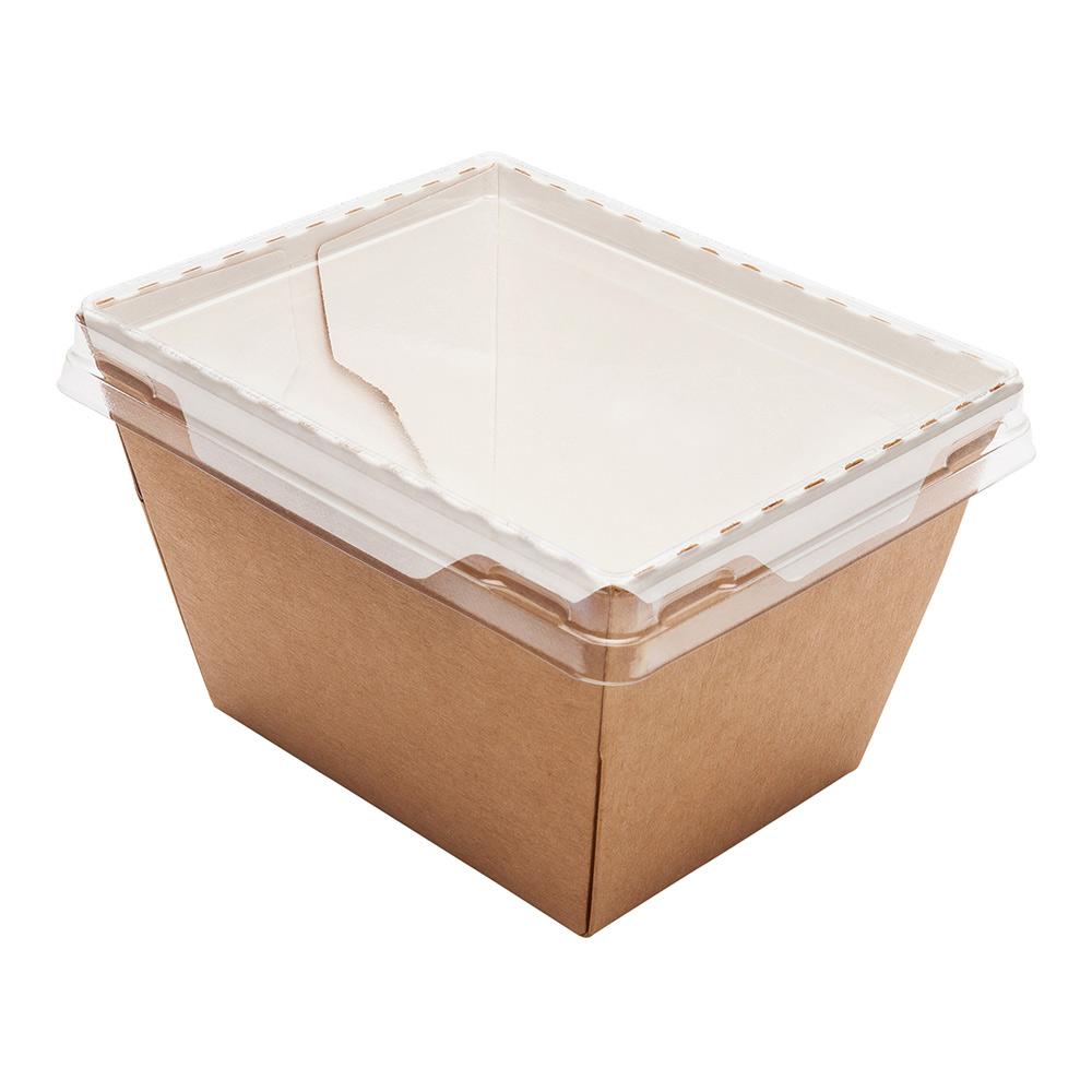 Small Cafe Vision Click Lock Take Out Container 17 ounces 200 count box Clear Lid Sold Separately
