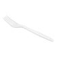 PLA Compostable Fork White 250 count box