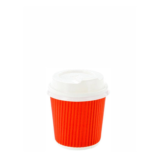 White PS Lids for 4 ounces Coffee and Tea Cup 500 count box