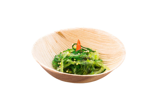 Indo Palm Leaf Biodegradable Round Bowl 9.65 cm 100 count box