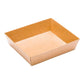Matsuri Vision Kraft Paper Large Tetra Sushi Container - 5" x 4 1/2" x 1 1/2" - 100 count box - www.ecoware.ae                               