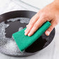 Clean Green Polyester Heavy-Duty Scouring Pad - 9" x 6" - 10 count box - www.ecoware.ae                               