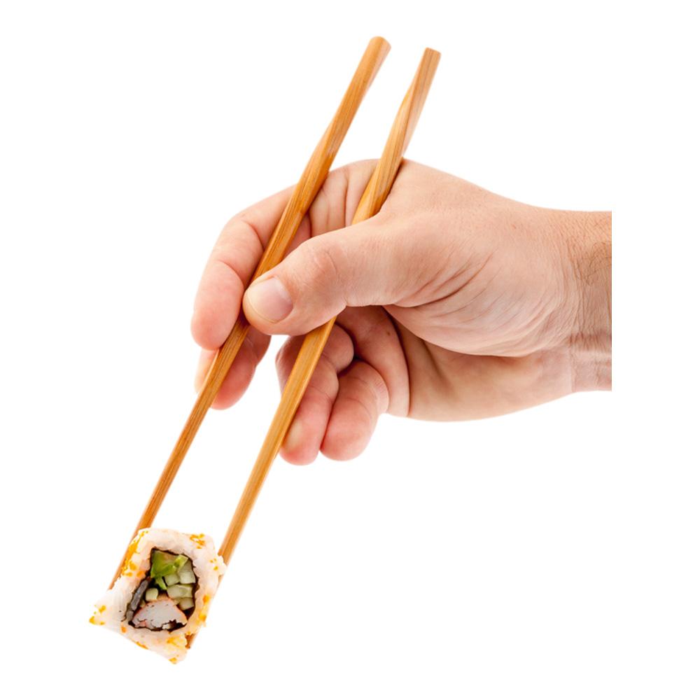 Twisted Bamboo Chopstick 22.86 cm 100 Count Box