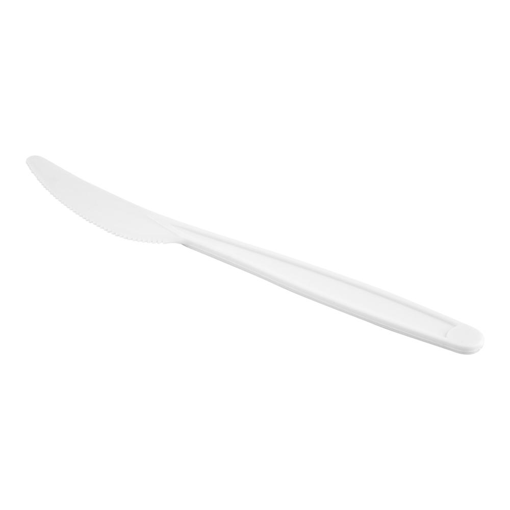 PLA Compostable Knife White 250 count box