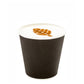 One Lid Three Sizes 8 ounces Black Disposable Ripple Wall Coffee and Tea Cup 500 count box