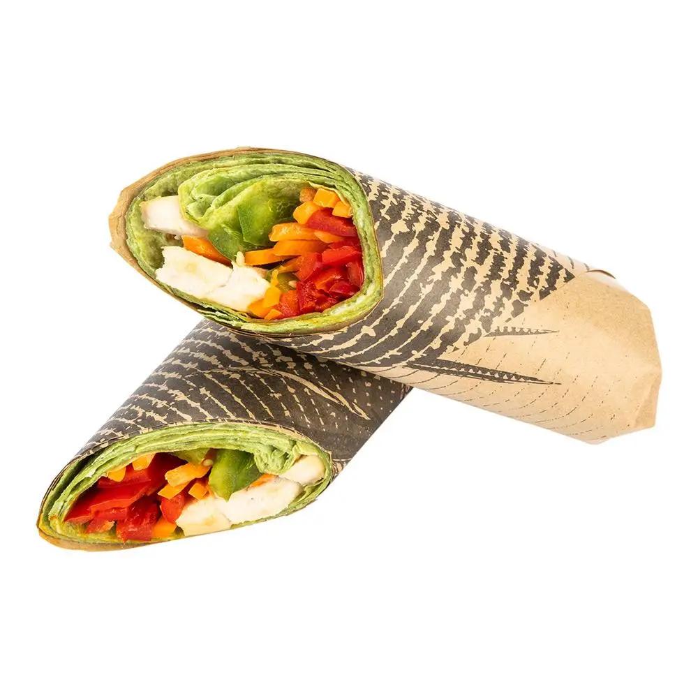 Kraft Paper Food Wrap and Basket Liner - Mexican Agave, Greaseproof - 12" x 12" - 500 count box