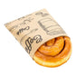 Kraft Paper Coffee Shop Wrap and Pastry Liner - Cup of Joe, Greaseproof - 12" x 12" - 500 count box