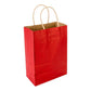 Saving Nature Red Paper Large Shopping Bag - 16" x 9 3/4" x 17 1/4" - 100 count box