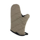 Gray Cotton Oven Mitt - Flame Retardant, with Thumb Guard - 13" x 8" x 1/2" - 1 count box - www.ecoware.ae                               