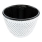 Tetsubin 2 oz White Cast Iron Tea Cup - Hobnail - 2 1/2" x 2 1/2" x 1 3/4" - 2 count box