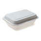 Collezione Pulpa Bagasse Take Out Clamshell 17.78 cm 100 count box
