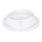 Basic Nature Round Clear PLA Plastic 2-in-1 Straw or Sippy Cup Lid - Fits 9, 12 and 16 oz Drinking Cups, Compostable - 1000 count boxwww.ecoware.ae                               