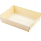 Taipei Collection Short Flare Rectangular Poplar Container 6.4 inches 100 count box