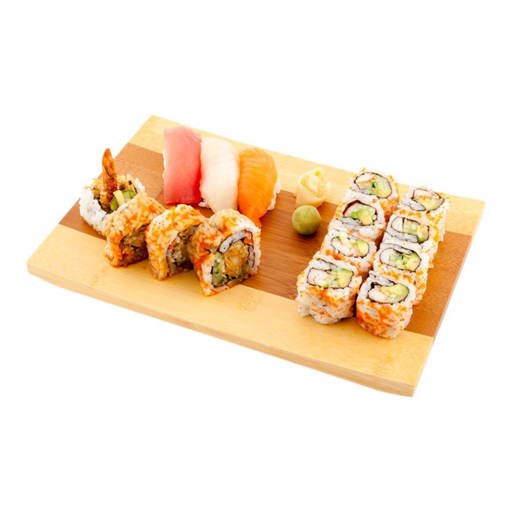 Premium Japanese Shinto Bamboo Sushi Plate 26.67 cm 1 count box