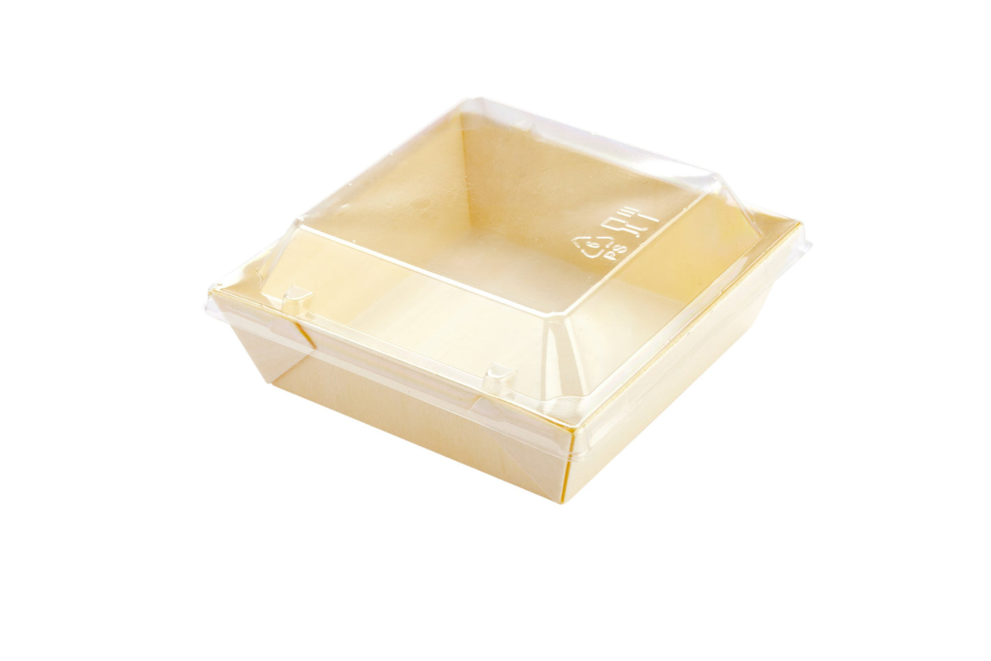 Taipei Collection Plastic Lid for Flare Square Poplar Container 100 count box