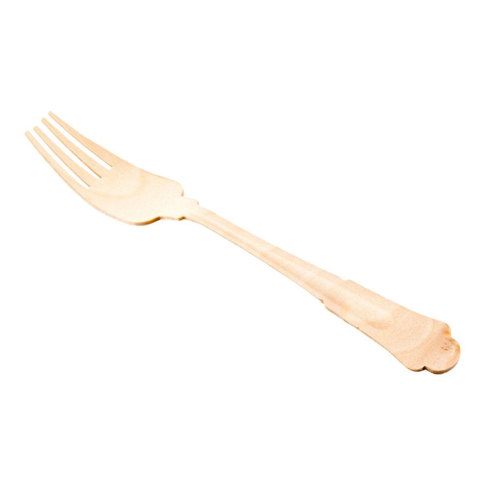 Baroque Wood Fork 19.94 cm 500 count box