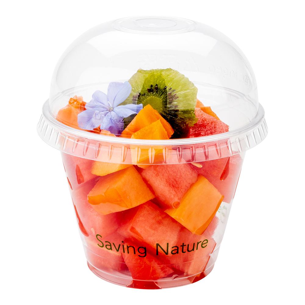 Basic Nature PLA Compostable Cold Cup Dome Lid 1000 count box