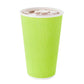 16 oz Eco Green Paper Coffee Cup - Ripple Wall - 3 1/2" x 3 1/2" x 5 1/2" - 500 count box