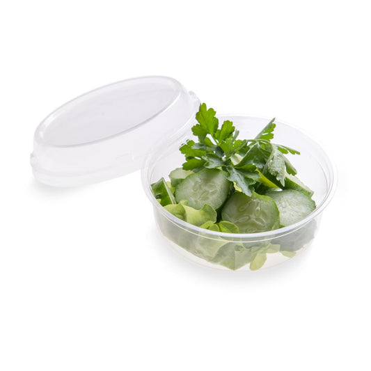 8 Ounces Basic Nature PLA Compostable Cold To Go Deli Container 500 count box