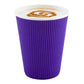 16 oz Royal Purple Paper Coffee Cup - Ripple Wall - 3 1/2" x 3 1/2" x 5 1/2" - 500 count boxwww.ecoware.ae                               