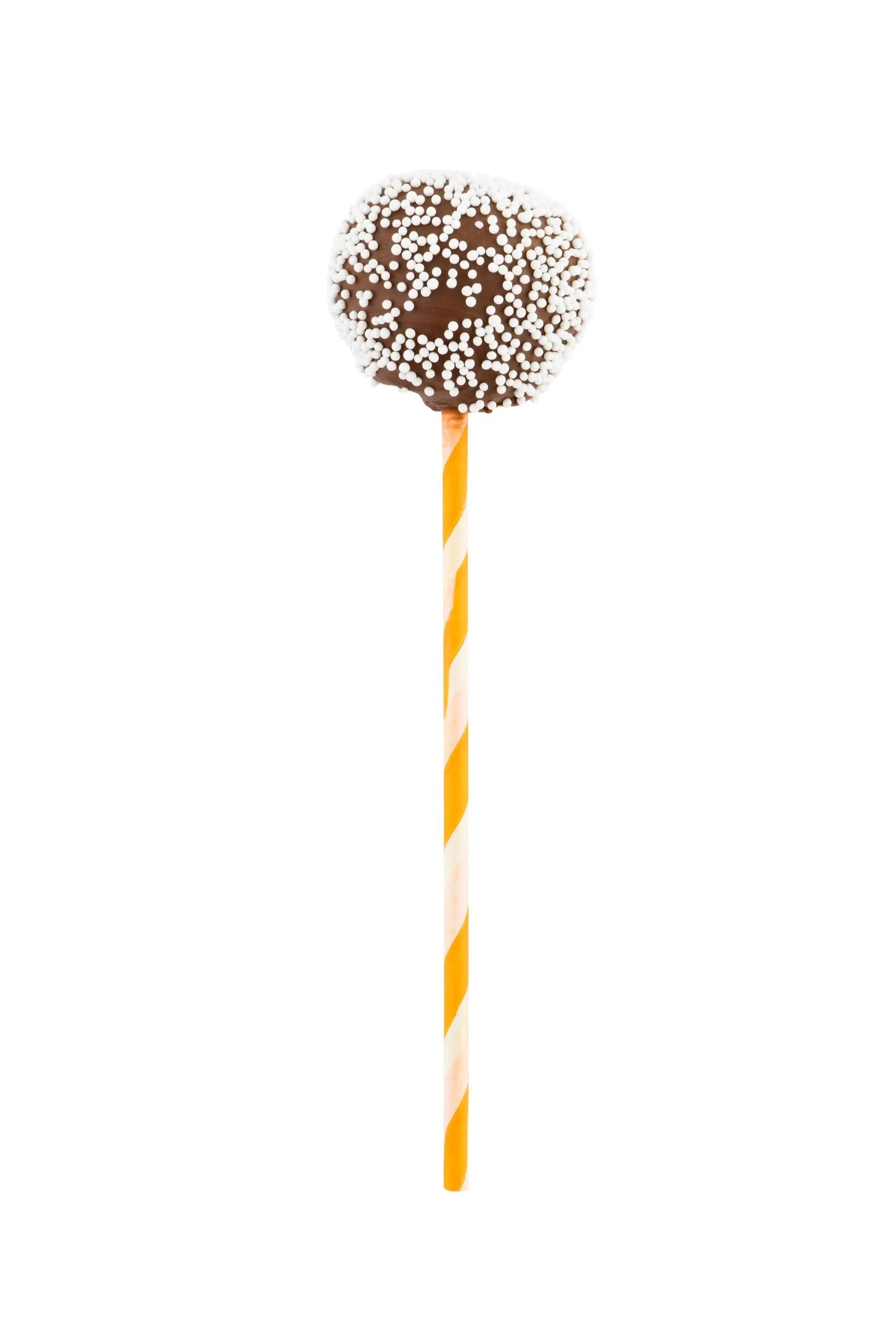 Orange Paper Cake Pop and Lollipop Stick - Spirals, Biodegradable - 6" x 5/32" - 100 count box - www.ecoware.ae                               